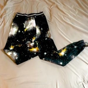 Boys medium space themed pajama pants